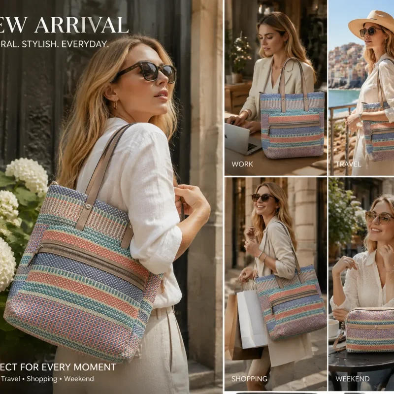 E1091 Canvs Linen tote backpack