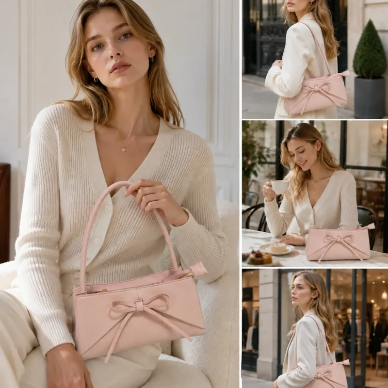 E1109 Woman faux leather shoudler bag .fanshion top handle bag